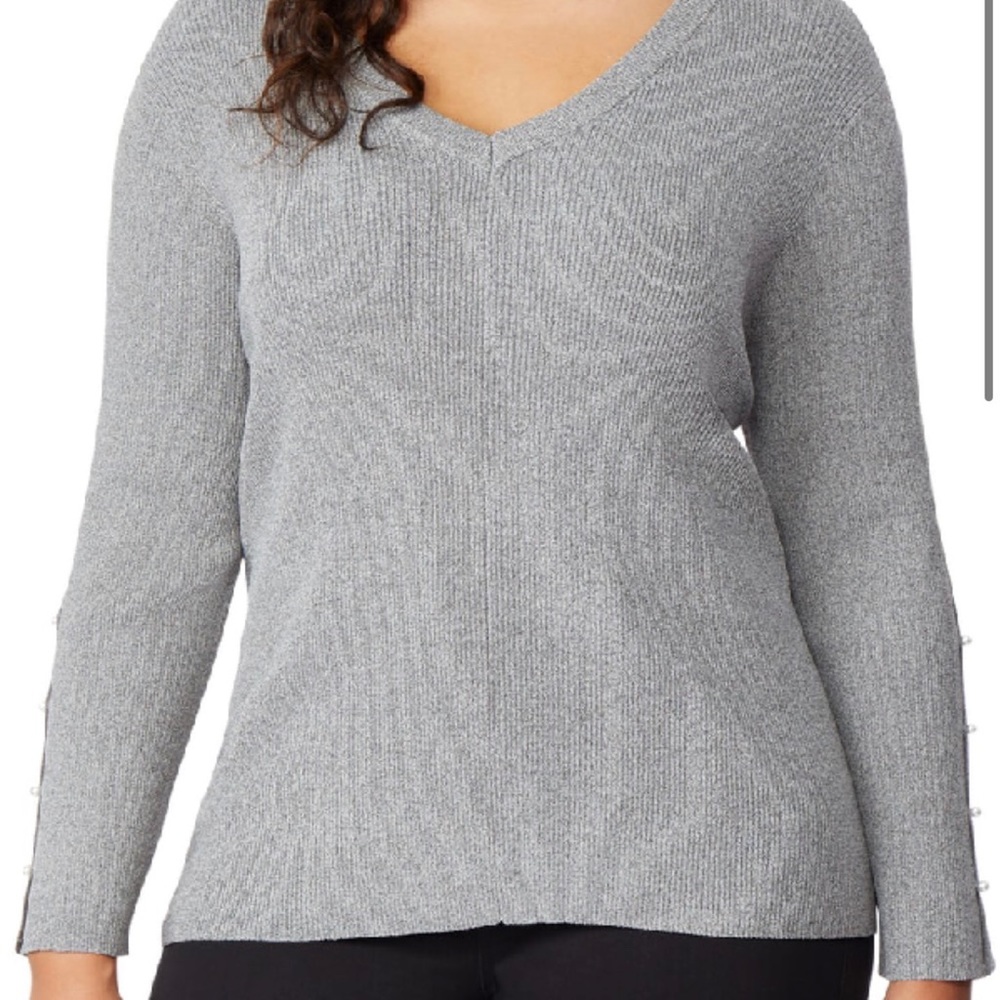 NWT Rebel Wilson X Angels Heather Grey Sweater